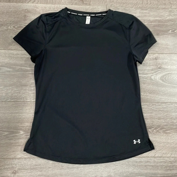Under Armour Run Fitted Short Sleeve Athletic Top S - Picture 6 of 12